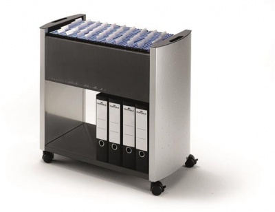 Kartotéka, pojazdná, kovová, DURABLE "Design Line"