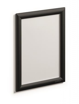 Tabuľa na plagáty, nástenná, A4, hliníkový rám, DURABLE, čierna
