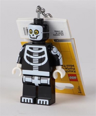 Kľúčenka, s LED svetlom, LEGO "Skeleton Guy"