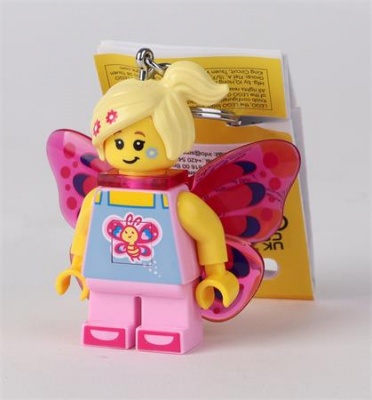 Kľúčenka, s LED svetlom, LEGO "Butterfly Girl"