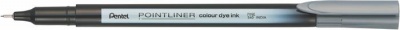 Liner, 0,4 mm, PENTEL "Pointliner", sivý