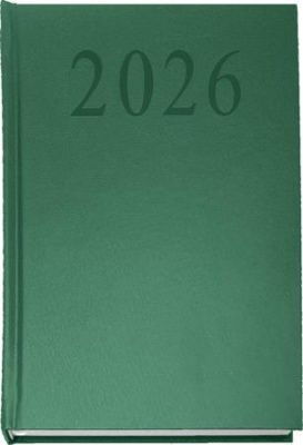 Diár "STANDARD", A5, denný, 2026, zelená