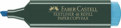 Zvýrazňovač, 1-5 mm, FABER-CASTELL, "Textliner 48", modrý