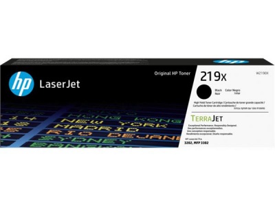 W2190X laserový toner pre tlačiareň LaserJet Pro 3202, HP 219X, čierny, 3 200 strán