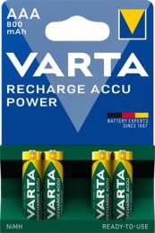 Mikrotužkové batérie "Ready2Use", 4x, AAA, 800 mAh