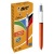 Guľôčkové pero, 0,3 mm, stláčací mechanizmus, 4 farby, BIC "4 Colours Fine"