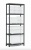 Policový systém 5 políc, 75 cm, KETER "Plus Shelf"